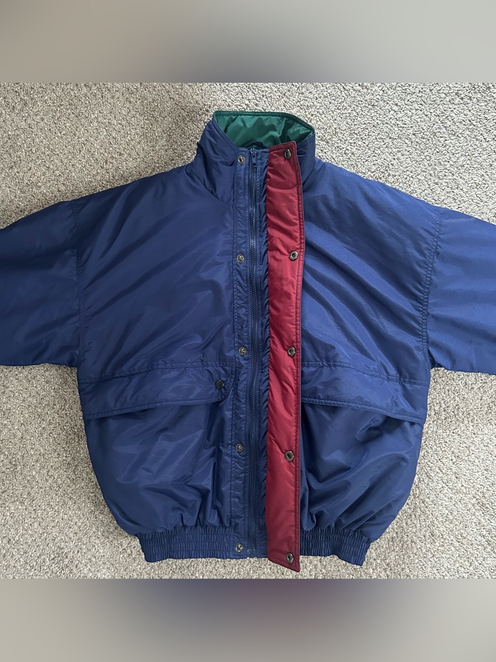 Vintage 90s Men's Store at Sears Insulated Colorblock Bomber Jacket Size M